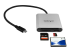 StarTech.com USB 3.0 multi-flashminneskortläsare/skrivare med USB-C - Framsidan