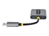 StarTech.com USB-C Headphone Splitter, USB Type C Dual Headset Adapter w/Microphone Input, USB C to 3.5mm Adapter/Earphone Dongle, USB C to Audio Jack/Aux Output - Höger sida