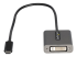 StarTech.com USB C to DVI Adapter, 1920x1200p, USB-C to DVI-D Adapter, USB Type C to DVI Monitor, Video Converter, Thunderbolt 3 Compatible, USB-C to DVI Dongle, 12" Long Attached Cable - Vänster sida