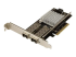 StarTech.com 2-Port 10G Fibernätverkskort med öppen SFP+ - Vänster vinkel
