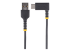 StarTech.com 3ft (1m) USB A to C Charging Cable Right Angle, Heavy Duty Fast Charge USB-C Cable, USB 2.0 A to Type-C, Durable and Rugged Aramid Fiber, 3A, S20/iPad/Pixel - Framsidan