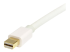 StarTech.com 2m 6 ft White Mini DisplayPort to DisplayPort 1.2 Adapter Cable M/M - Närbild