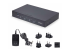 StarTech.com 4-Port KM Switch with Mouse Roaming, USB Switch for Keyboard/Mouse, 3.5mm and USB Audio, Peripheral Sharing for 4 Computers, USB 3.0 Switcher, TAA Compliant - Höger vinkel