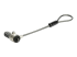 StarTech.com Universal Laptop Cable Lock Expansion Loop, 6” (15cm) Anti Theft 4-Digit Combination K-Slot Lock, Computer Security Cable to Create Twin/Multi-Head Lock for Multiple Devices - Tillbaka