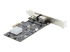 StarTech.com 2-Port 2.5Gbps NBASE-T PCIe Network Card, Intel I225-V, Dual-Port Computer Network Card, Multi-Gigabit NIC, PCI Express Server LAN Card, Desktop Ethernet Interface - Höger vinkel