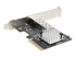 StarTech.com 10G PCIe SFP+ Card, Single SFP+ Port Network Adapter w/ Low Profile, Open SFP+ for MSA-Compliant Modules / Direct-Attach Cables (DAC), 10 Gigabit Fiber PCIe NIC Card - Höger vinkel