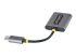 StarTech.com USB-C Headphone Splitter, USB Type C Dual Headset Adapter w/Microphone Input, USB C to 3.5mm Adapter/Earphone Dongle, USB C to Audio Jack/Aux Output - Höger vinkel